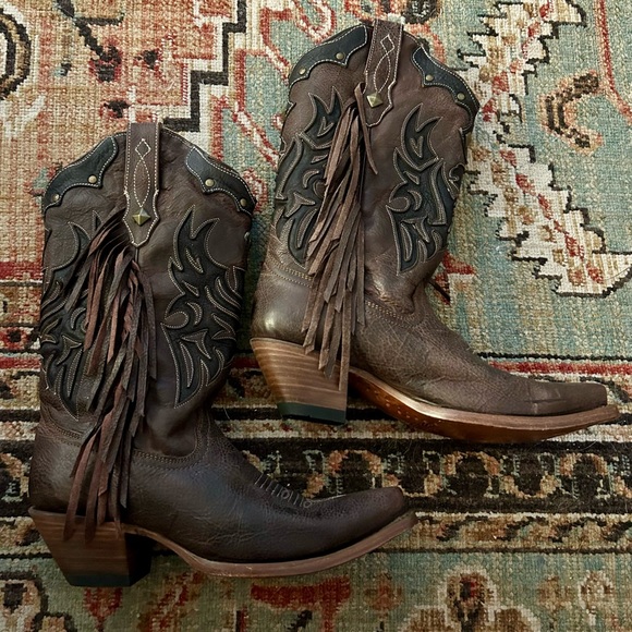 EUC Corral Leather Cowboy Boots Sz 10M - Picture 2 of 10